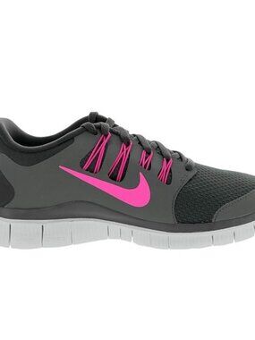 NIKE FREE 5.0 Running Shoes Women's Size 7 Gray Pink 580591-060